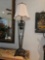 (1 of 2) Impressively Tall 3 Way Lighted Foyer Table Lamp, Ornate