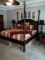 BEAUTIFUL Four Post Pagoda Bed Frame by Horchow