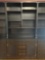 2 Piece Ethan Allen Cabinet bookshelf, Partial-Apothecary-Look Bottom Cupboard