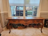 6 ft. VINTAGE HICKORY MANUFACTURING SIDEBOARD TABLE