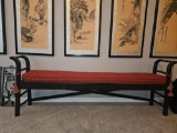 ORIENTAL STYLE BENCH PADDED