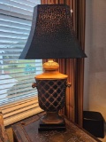 (1 of 2) UTTERMOST BRAND ACCENT URN STYLE LAMP WITH SHADE