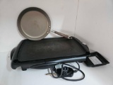 Griddle with Analon Brand Crepe Maker