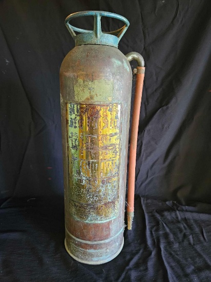 Copper Vintage Fire Extinguisher
