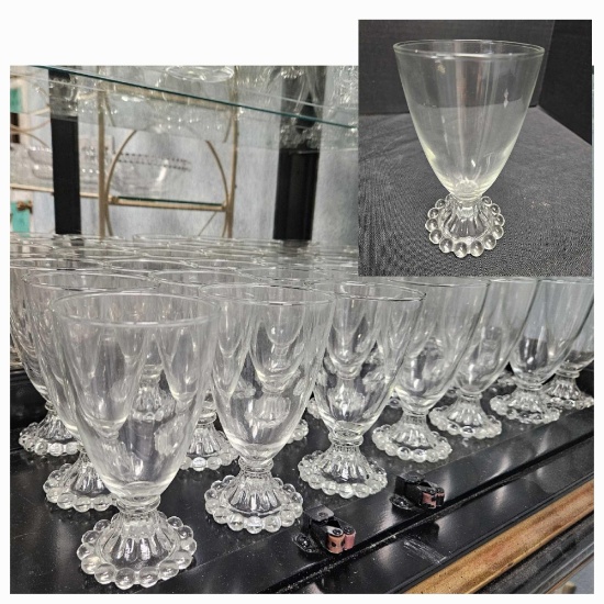 (22) ANCHOR HOCKING Berwick Boopie Clear Goblets, 5 3/8 in.