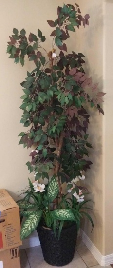 Approx 7 Ft Tall Faux Tree