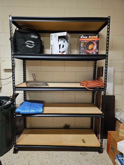 5 Level Steel Garage Storage with Fiberboard Shelves