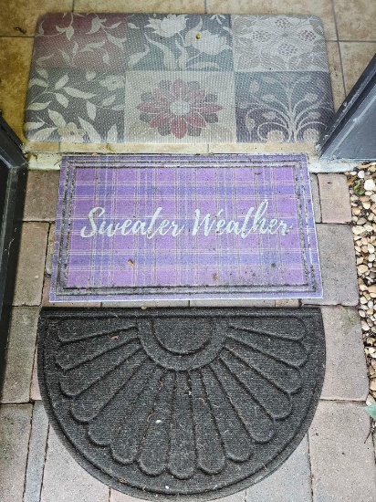 Trio of Well-Loved Patio and Outdoor Mats