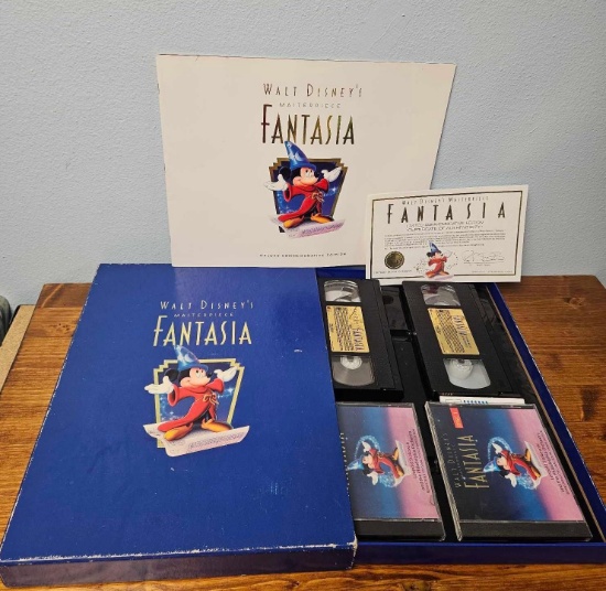 Disney Fantasia Cd, VHS Booklet Set