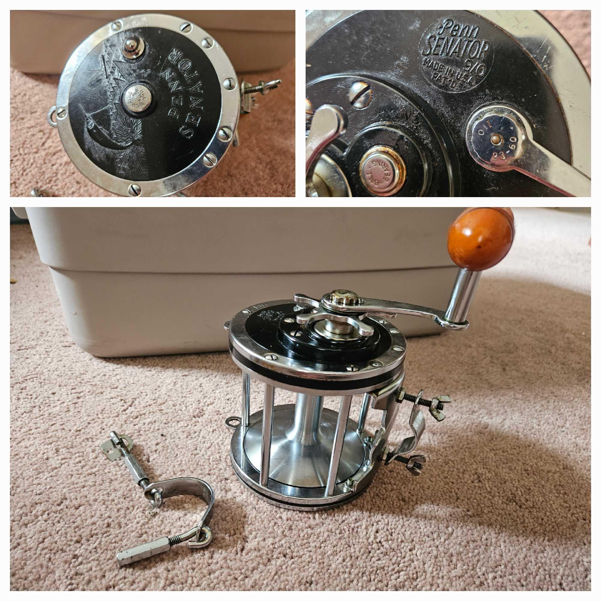 Penn Senator 9/0 ペンリール Penn 113H2SP - 4/0 Special Senator Star Drag Reel - Red