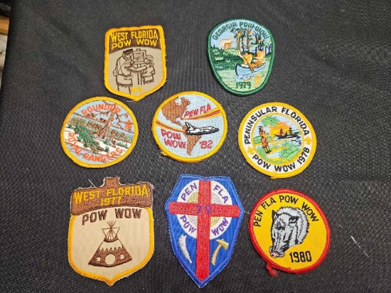 VINTAGE ROYAL RANGERS POW WOW PATCHES including Florida and Georgia