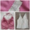 Pair of Leather Tie Vests including Cute Pink Chaps and Bags