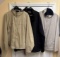 (3) Men's Zip-Up Jackets including Kirkland's, Nautica, Geoffrey Beene