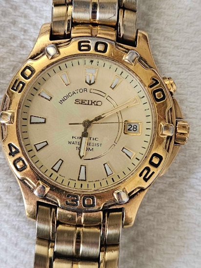 Seiko Indicator Mens Wristwatch