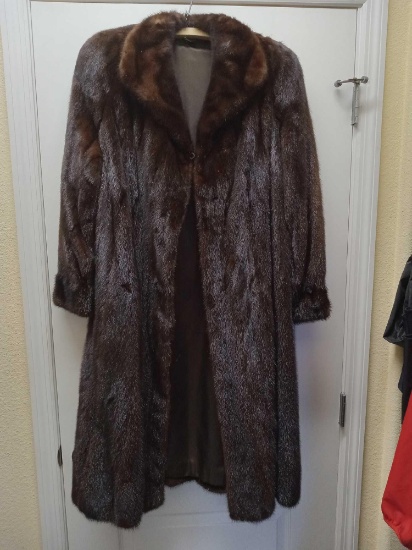 Gorgeous Full Length Mink Fur Coat