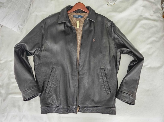 RALPH LAUREN POLO LEATHER JACKET