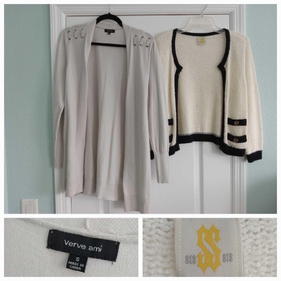 (10) Ladies' Cardigans, Jacket, and Hoodies including Ralph Lauren, Ann Taylor, Tommy Hilfiger, SIS