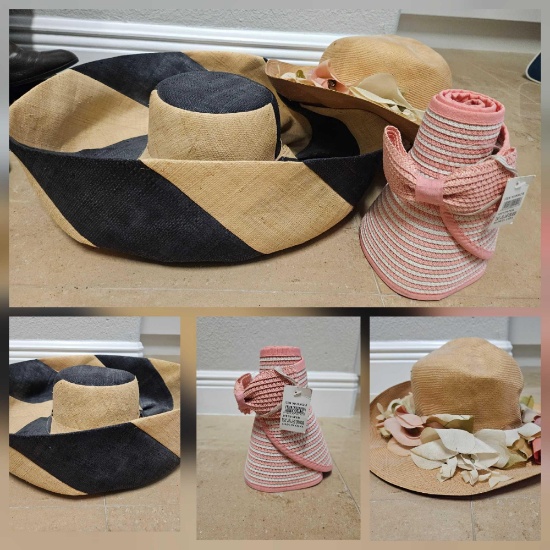 Trio of Ladies' Hats including Mimosa and Sun hat