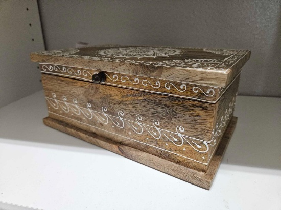 Mango Wood Jewelry Box