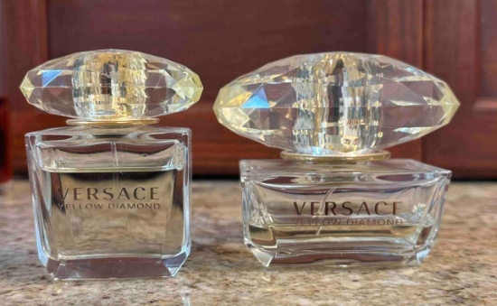 (2) Versace Yellow Diamond Eau De Toilette Spray, Perfume For Women