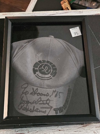 Dave Butz Washington Redskin framed Autographed Taurus hat