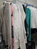 LADIES LONG SLEEVE, DRESSY AND COTTON SHIRTS, INCLUDING LINEN, HARLEY, DAVIDSON AND EXERCISE