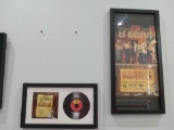 Framed Coleman Hell Picking up Girls is Easy wall art including autographed