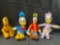 VINTAGE DISNEY PLUSH COLLECTIBLES, Goofy, Donald, Daisy, Pluto