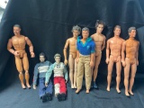 Vintage NSync Figures, Ken Dolls