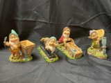 Vintage Walt Disney SEVEN DWARFs Desk Accessories, Sleepy,