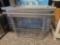 8 Stainless steel chaffing serving pans and 8 wire basket stands