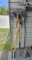 5 Rake grouping including Husky10-tine Welded Bedding Fork