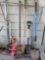 SHOVEL GROUPING AND HEAVY DUTY, RED CLAMP