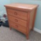 Alan Evans Alegria Sunset Finish 3 Drawer Bedside Table