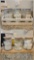 RAE DUNN BATHROOM SALTS AND DECOR PLUS CANDLES