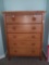 Alan Evans Alegria Sunset Finish 5 Drawer Highboy/Dresser