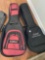 2 nice padded guitar cases including Brian Moore Guitars
