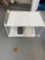 Wire and plastic shelving unit