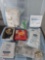 Tote of wound treatment, gauze comma padding and foot care items