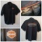 (2) Harley Davidson Men's Button Up Shirts Size 2XL