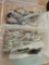 (2 totes) STAINLESS STEEL PARTY CUTLERY SERVING AND FLATWARE