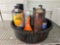 Oil Catch with Contents