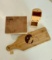 WOOD CUTTING BOARDS AND MATCH KEEPER