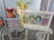 Group of Beachy decor, including candles
