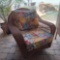 (1 of 2) Beautiful! Outdoor Wicker Patio Rocker Glider Chair