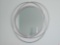 Livabliss Kindra Modern Circles Silver Round Mirror - 24