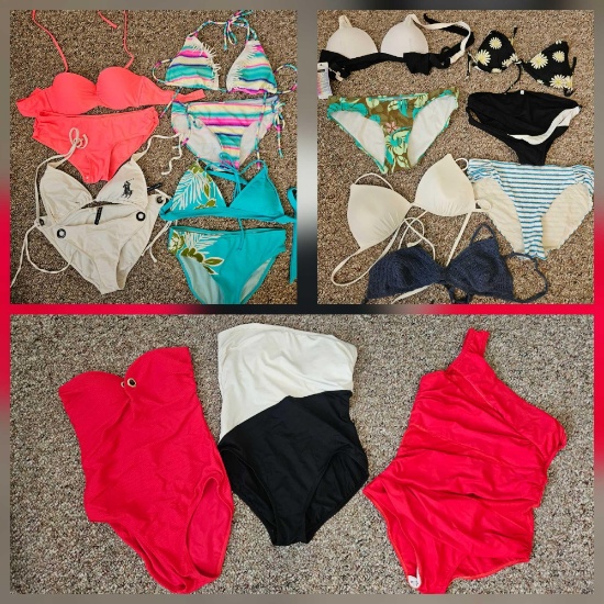 BATHING SUITS including String, 1-piece, Ralph Lauren , OP, more