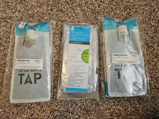 3- new packaged TAP Easy collapsible water bottles