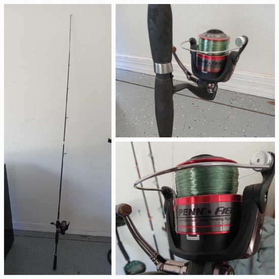 Penn Fierce 4000 reel and Okuma Tarvos rod