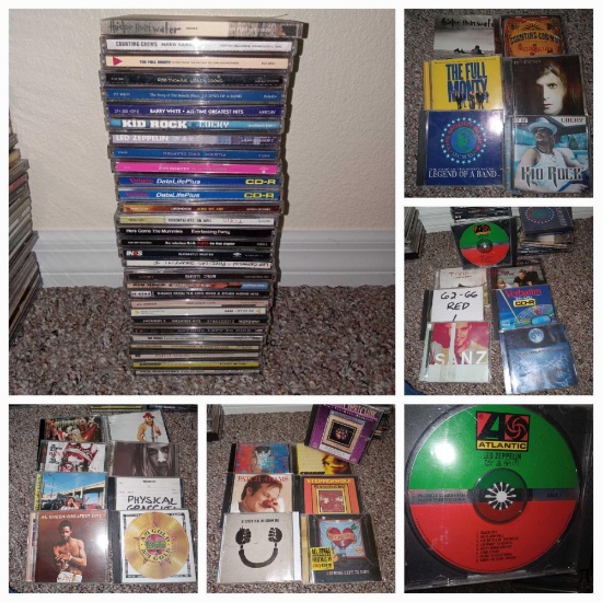 MIXED MUSIC LOT including Led Zeppelin and Kid Rock